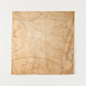 Landkarte für gealterte Piraten, Schatz,v Wandteppich (Vorderseite (Horizontal))