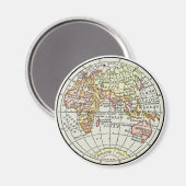 Landkarte Ost-Hemisphäre Globe Travel Art Magnet (Vorderseite/Rückseite)