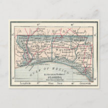 Landkarte von Florida Panhandle