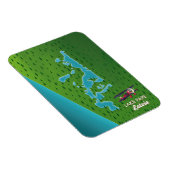 Landkarte von Papa Lettland Magnet (Rechte Seite)