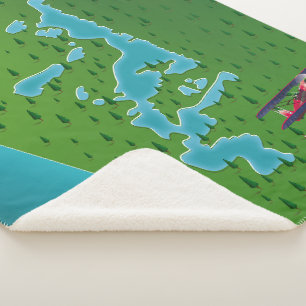 Landkarte von Papa Lettland Sherpadecke