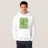 Landkarte Wälder - Grüne Bäume Hoodie (Vorne ganz)
