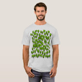 Landkarte Wälder - Grüne Bäume T-Shirt (Vorne ganz)