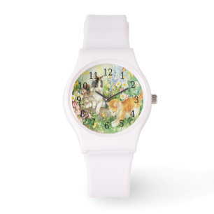Landkatzen beobachten armbanduhr