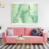 Landklassifikationskarte von New Mexico 2 Leinwanddruck (Insitu (Wohnzimmer))