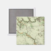 Landklassifikationskarte von New Mexico Magnet (Vorderseite/Rückseite)