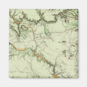 Landklassifikationskarte von New Mexico Magnet