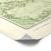 Landklassifikationskarte von New Mexico Poster (Ecke)