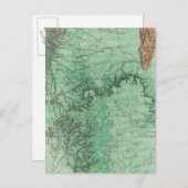 Landklassifikationskarte von New Mexico Postkarte (Vorne/Hinten)