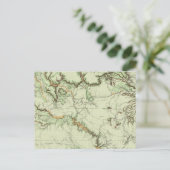 Landklassifikationskarte von New Mexico Postkarte (Stehend Vorderseite)