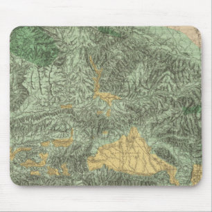 Landklassifizierungskarte von Kalifornien Mousepad