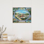 Landkreis Almshouse - Charles Hofmann Kunstposter Poster (Küche)