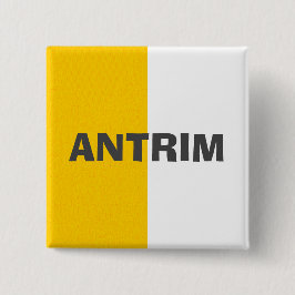 Landkreis Antrim Flag Abzeichen Button