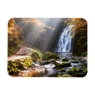 Landkreis Antrim, Nordirland Glenoe Wasserfall-  Magnet