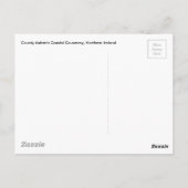 Landkreis Antrim's Coastal Causeway, Nordirland Postkarte (Rückseite)