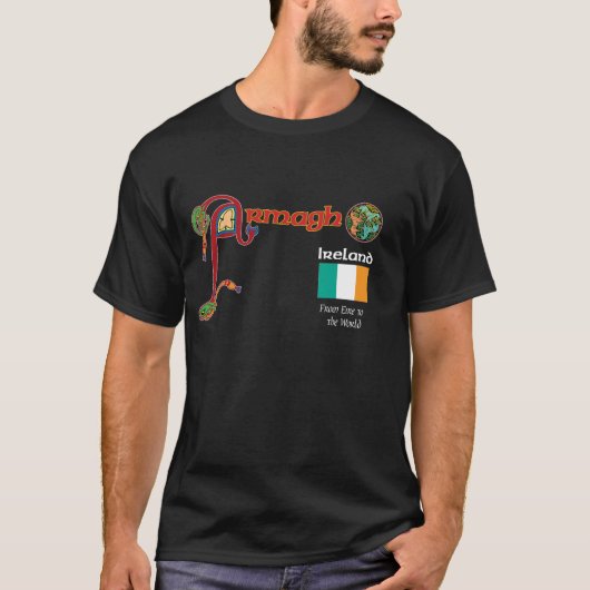 Landkreis-Armagh-Dunkelheits-T-Shirt T-Shirt (Vorderseite)