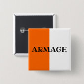 Landkreis Armagh Flag Abzeichen Button (Vorne & Hinten)