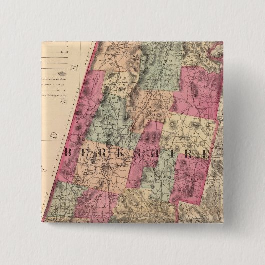 Landkreis Berkshire Button (Vorderseite)