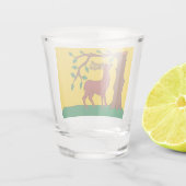 Landkreis Berkshire Schnapsglas (Rückseite)