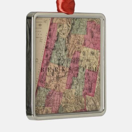 Landkreis Berkshire Silbernes Ornament (Rechts)