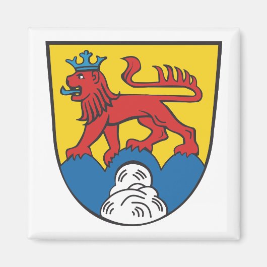 Landkreis Calw Wappen Magnet (Vorne)
