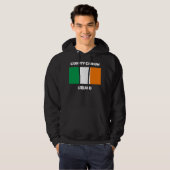 Landkreis Carlow, Irland mit irischer Flagge Hoodie (Vorne ganz)