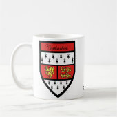 Landkreis Carlow Karten-u. Wappen-Tassen Kaffeetasse (Links)