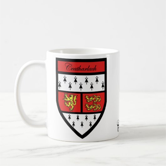 Landkreis Carlow Karten-u. Wappen-Tassen Kaffeetasse (Links)