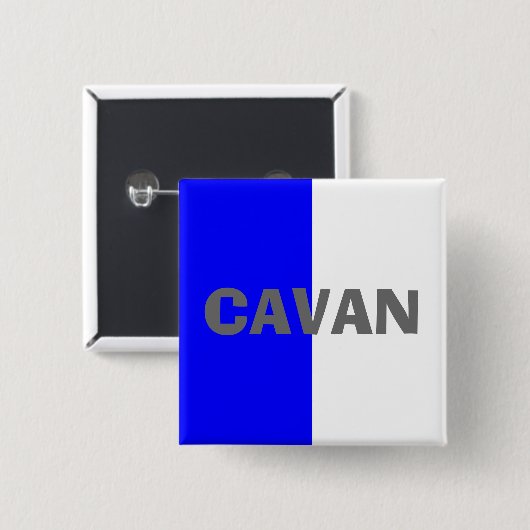 Landkreis Cavan Flag Abzeichen Button (Vorne & Hinten)