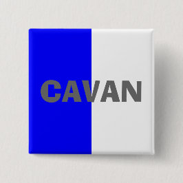 Landkreis Cavan Flag Abzeichen Button
