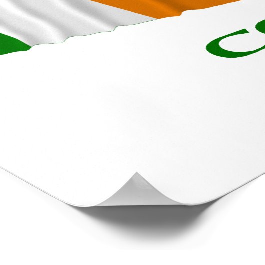 Landkreis Cavan Flags Poster (Ecke)