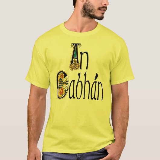 Landkreis Cavan (Gälisch) Kells Initialen T-Shirt (Vorderseite)