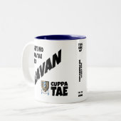 Landkreis Cavan Irland Zwei-Tonen-Kaffee-Tasse Zweifarbige Tasse (Vorderseite Links)