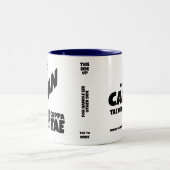 Landkreis Cavan Irland Zwei-Tonen-Kaffee-Tasse Zweifarbige Tasse (Mittel)