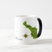 Landkreis Cavan Karten-u. Wappen-Tassen Verwandlungstasse (VorderseiteRechts)