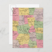 Landkreis Cheshire, NH Postkarte (Vorne/Hinten)