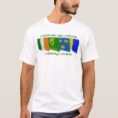 Landkreis-Clare-Flaggen T-Shirt (Vorderseite)