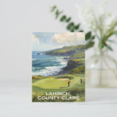 Landkreis Clare Golf Postkarte (Stehend Vorderseite)