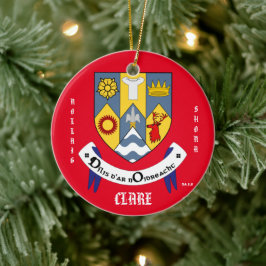 Landkreis Clare Ireland Circle Ornament