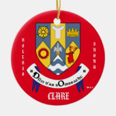 Landkreis Clare Ireland Circle Ornament (Vorne)