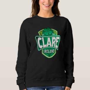 Landkreis Clare Ireland Irish Gaelic Football Hurl Sweatshirt
