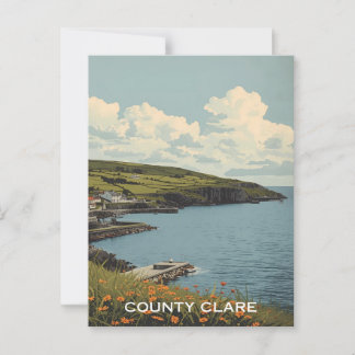 Landkreis Clare Irland Postkarte