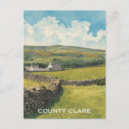 Landkreis Clare Irland Postkarte