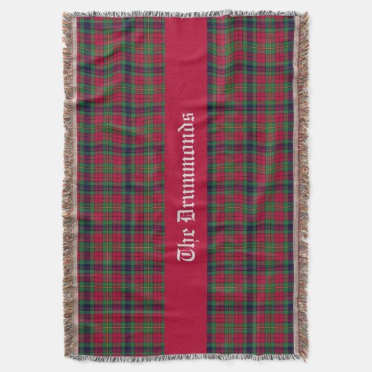 Landkreis Clare Tartan individuell anpassbar Decke (Vorderseite Vertikal)