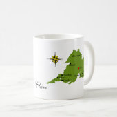 Landkreis-Clarekarten-u. -Wappen-Tassen Kaffeetasse (VorderseiteRechts)