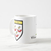 Landkreis-Clarekarten-u. -Wappen-Tassen Kaffeetasse (Vorderseite Links)