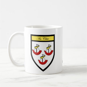 Landkreis-Clarekarten-u. -Wappen-Tassen Kaffeetasse