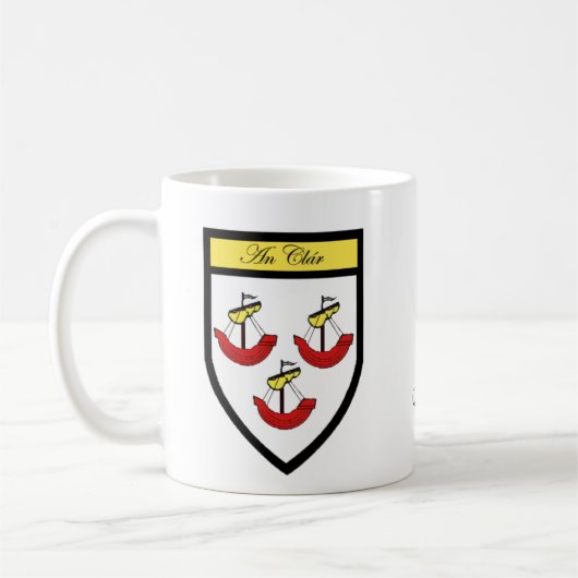 Landkreis-Clarekarten-u. -Wappen-Tassen Kaffeetasse (Links)