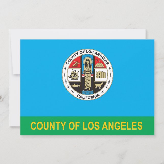 Landkreis der Los Angeles Fahne (Vorderseite)