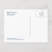 Landkreis der Tür, Wisconsin Postkarte (Rückseite)